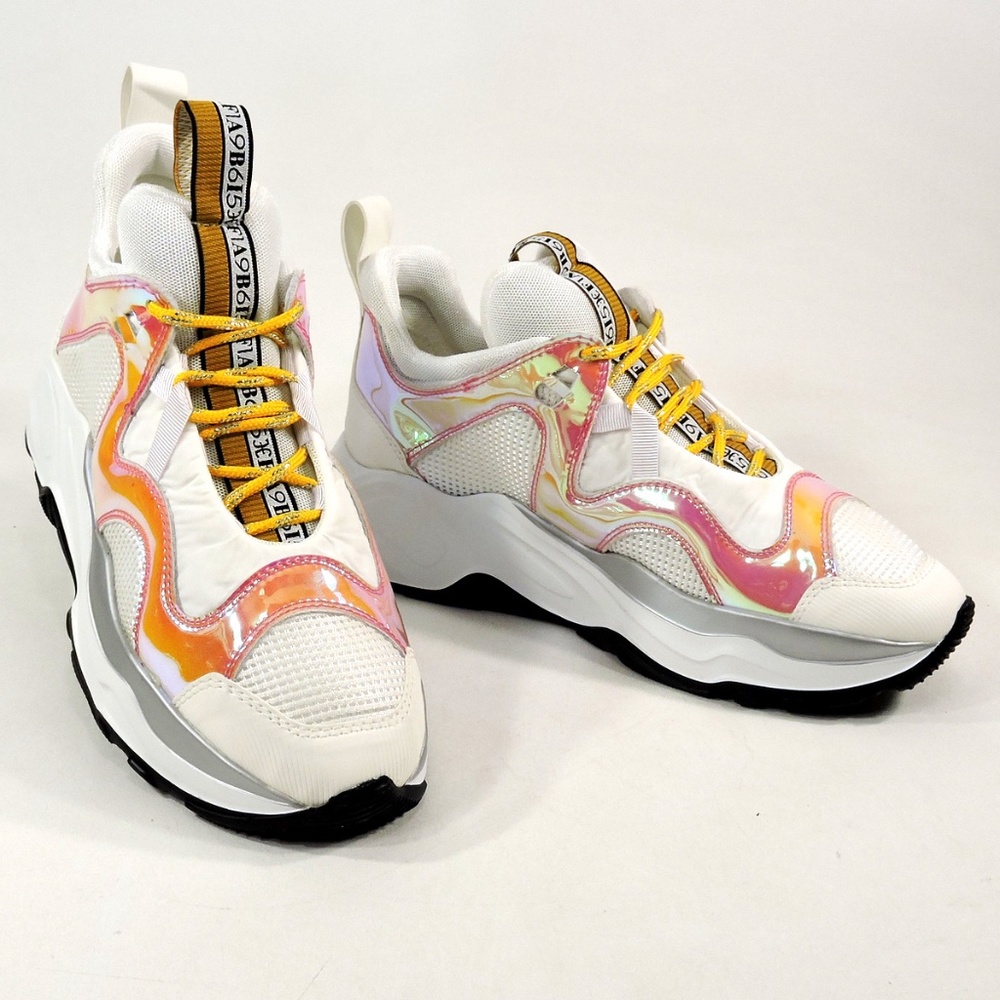 FABI 🇮🇹 Women's Soft Leather Comfort Fashion Sneakers - Picture 2 of 9